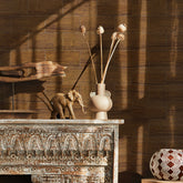 Rustic Natural Brown Wood Color Wallpaper for Wall Decoration